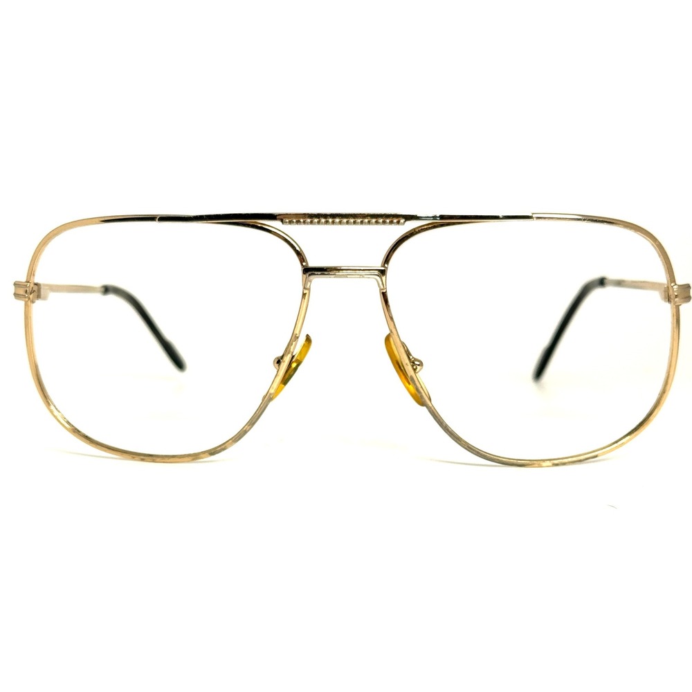 Ferrari F26 507 Vintage Aviator Eyeglasses Gold Frames Italy 61-16-140 Mens